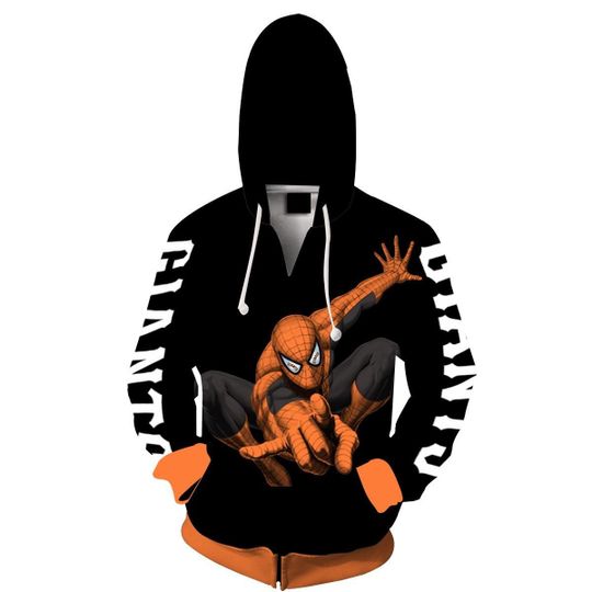 San Francisco Giants Spider Man Over Print Full 3D Zip Hoodie San Francisco Giants Spider Man Over Print Full 3D Zip Hoodie