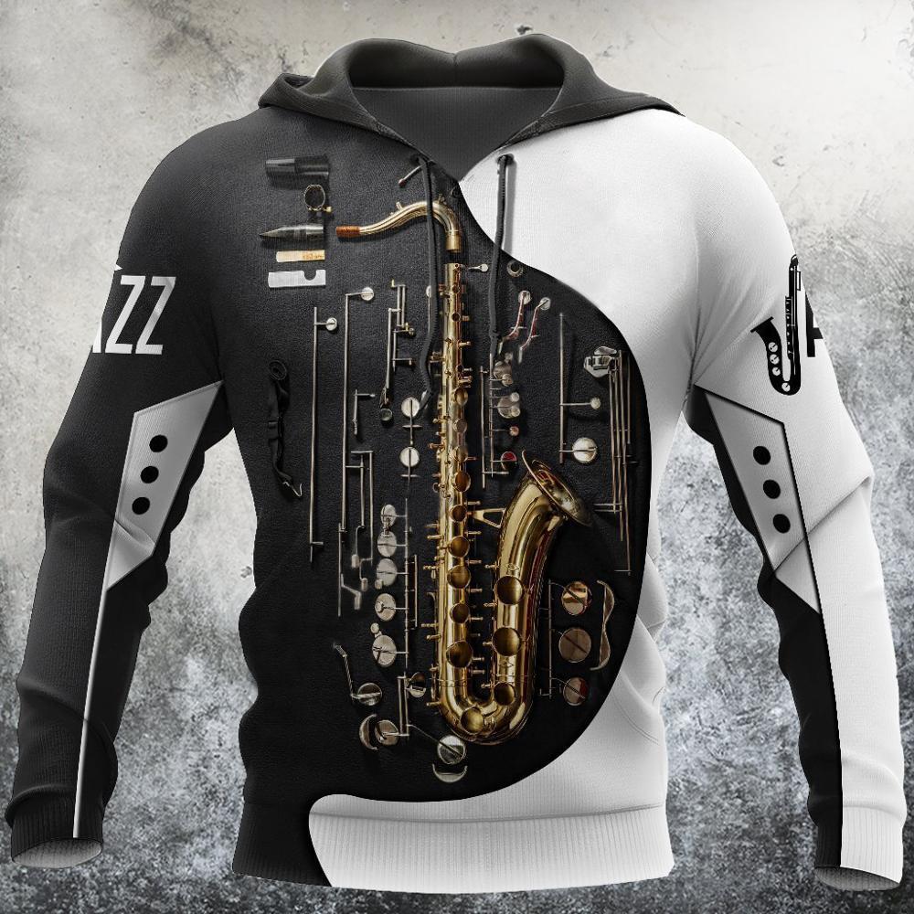 Saxophone 3D Hoodie Saxophone 3D Hoodie