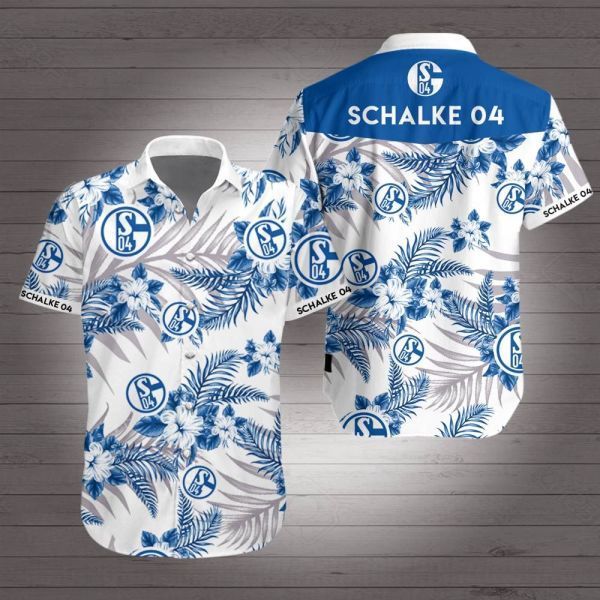Schalke 04 Hawaiian Shirt Schalke 04 Hawaiian Shirt