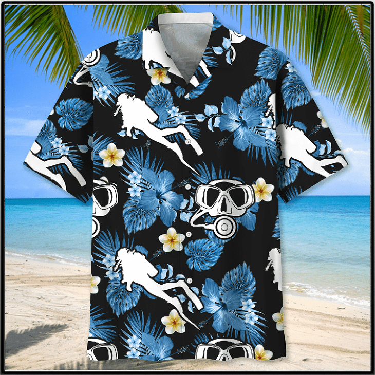 Scuba Diving Nature Hawaiian Shirt Scuba Diving Nature Hawaiian Shirt