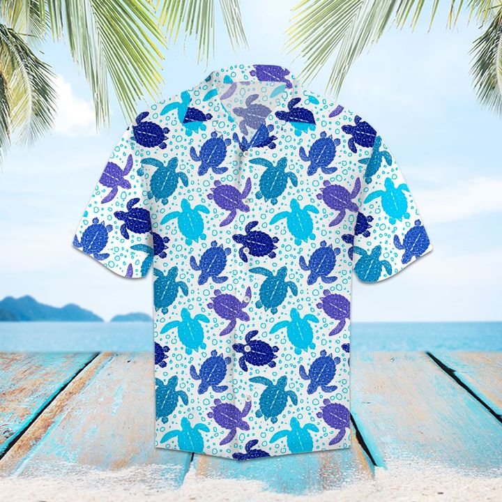 Sea Turtle Hawaiian Shirt Summer Button Up Sea Turtle Hawaiian Shirt Summer Button Up