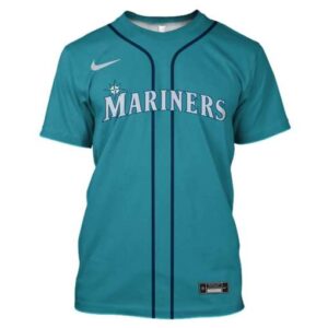 Seattle Mariners Custom Personalized 3D Shirt