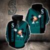 Seattle Mariners Mickey Mouse 3D Hoodie