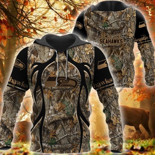 Seattle Seahawks Hunting Hoodie Seattle Seahawks Hunting Hoodie