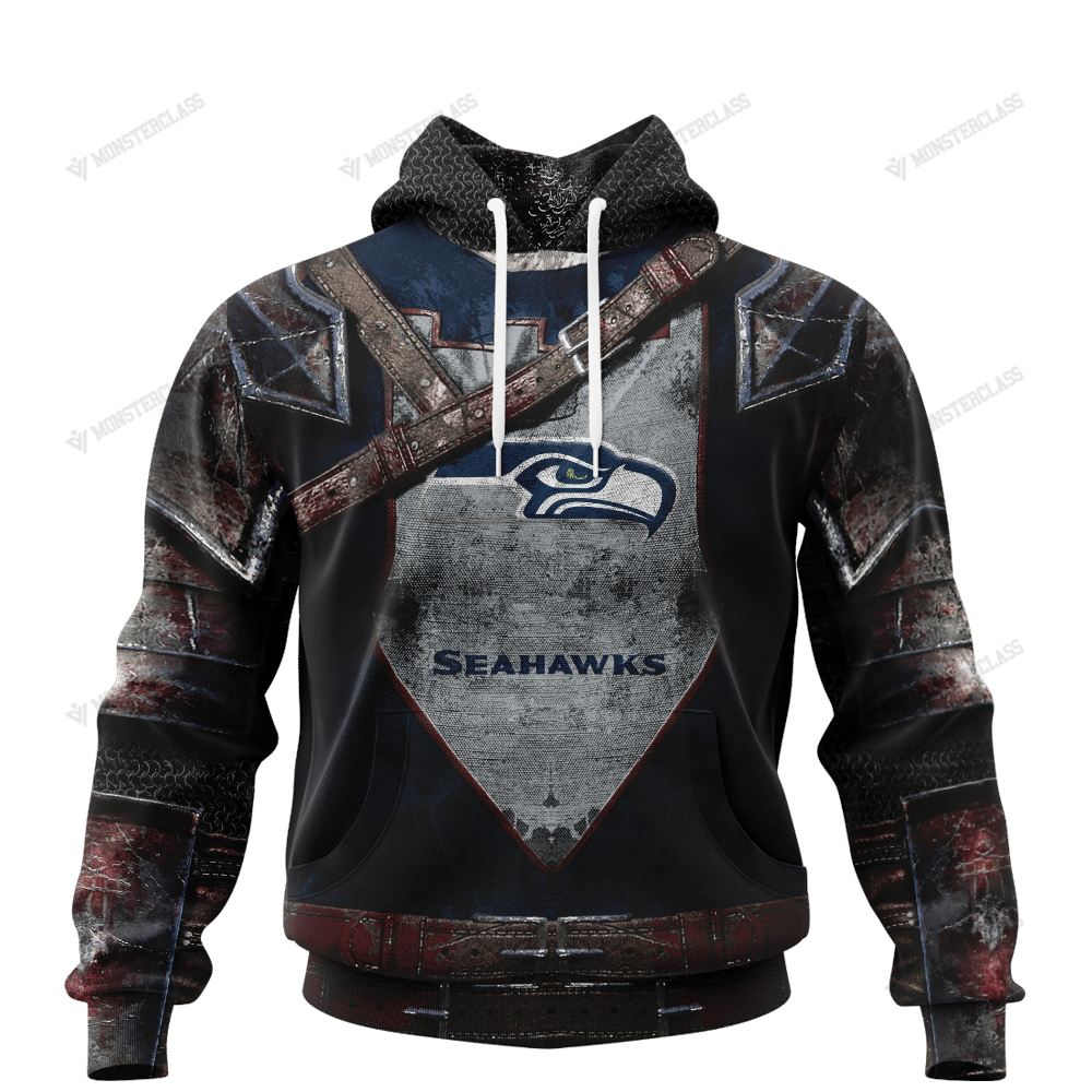 Seattle Seahawks Warrior 3D Shirt Seattle Seahawks Warrior 3D Shirt