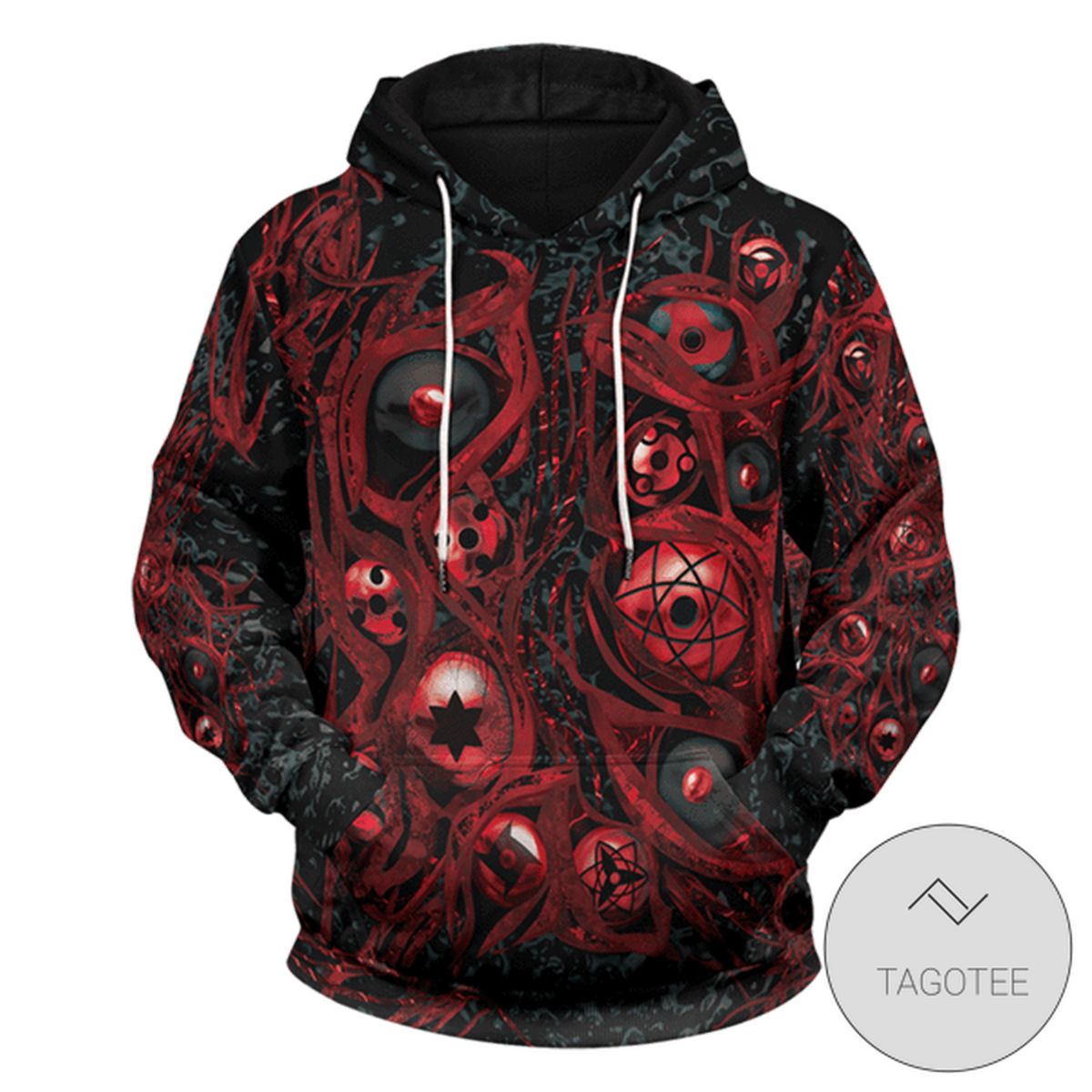 Sharingan Eyes Unisex Pullover Hoodie Sharingan Eyes Unisex Pullover Hoodie
