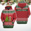 Shuh Duh Fuh Cup I Hate People Christmas Bear Beer 3D Zip Hoodie
