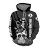 Skin Cancer Awareness Skull Girl 3D Shirt
