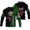 Skull American Grown Irish Roots The Irishman 3D Hoodie