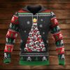 Skull Christmas Tree 3D Hoodie