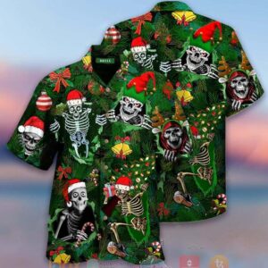 Skull Christmas Tree Hawaiian Shirt