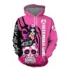 Skull December Girl Fight Like A Girl Breast Cancer Awareness 3D Shirt
