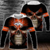 Skull Denver Broncos Logo 3D Hoodie