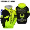 Skull March Guy I Am The Storm Custom Name 3D Hoodie