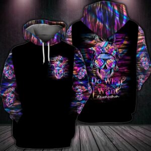 Skull Mermaid I Do What I Want All Over Prints Hoodie