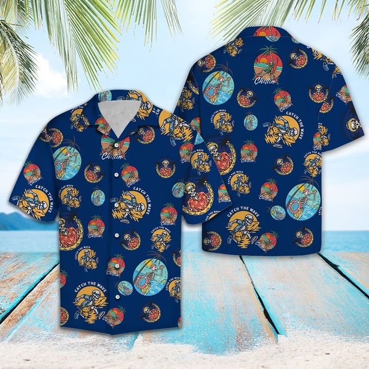 Skull Ready For Summer Hawaiian Shirt Summer Button Up Skull Ready For Summer Hawaiian Shirt Summer Button Up