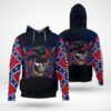 Skull Southern Pride All Over Printed 3D Hoodie