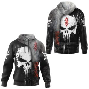 Slipknot Skull 3D Hoodie And Shirt