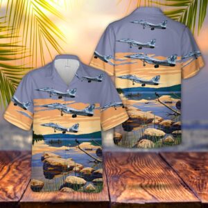 Slovak Air Force Mikoyan-Gurevich Mig-29As Fulcrum A Hawaiian Shirt