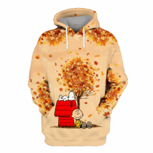 Snoopy And Charlie Brown Autumn Time 3D Hoodie And Shirt