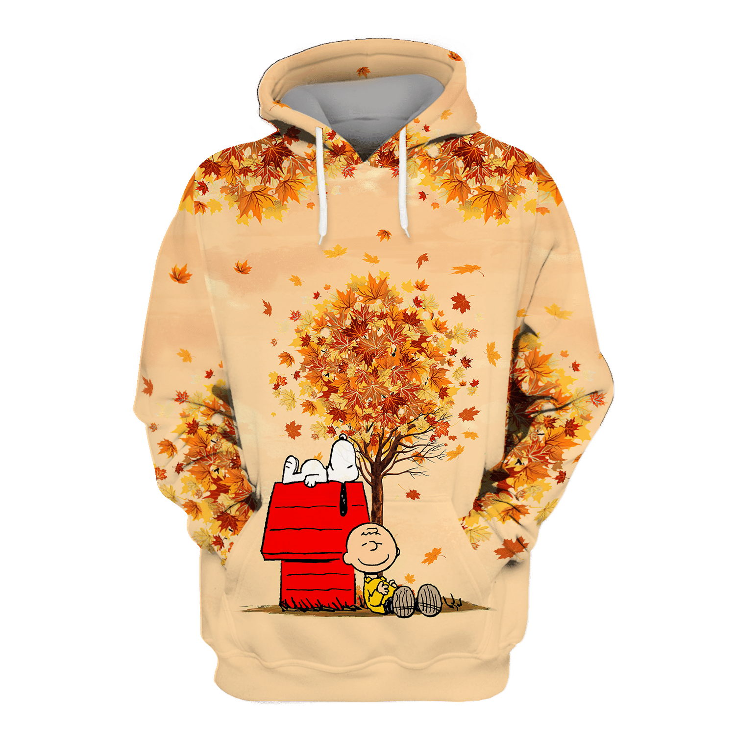 Snoopy And Charlie Brown Autumn Time 3D Hoodie And Shirt Snoopy And Charlie Brown Autumn Time 3D Hoodie And Shirt