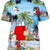 Snoopy And Charlie Brown Summer Time Hoodie And Shirt