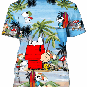 Snoopy And Charlie Brown Summer Time Hoodie And Shirt