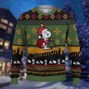 Snoopy Christmas Tree 3D Shirt