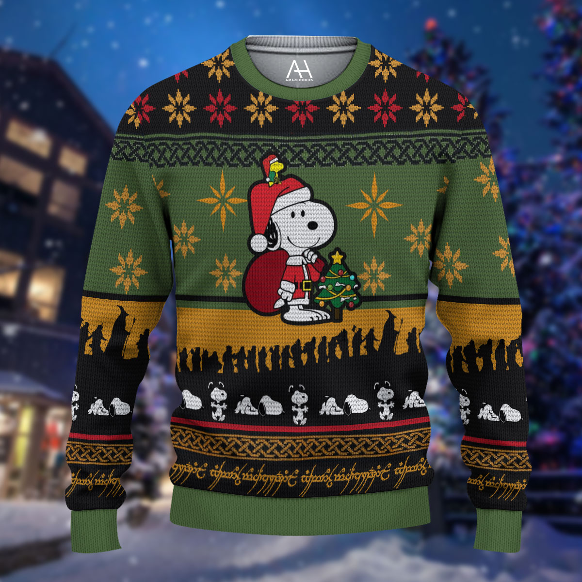 Snoopy Christmas Tree 3D Shirt Snoopy Christmas Tree 3D Shirt