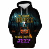 Snoopy Halloween My Broom Broke So Now I Drive Jeep 3D Hoodie