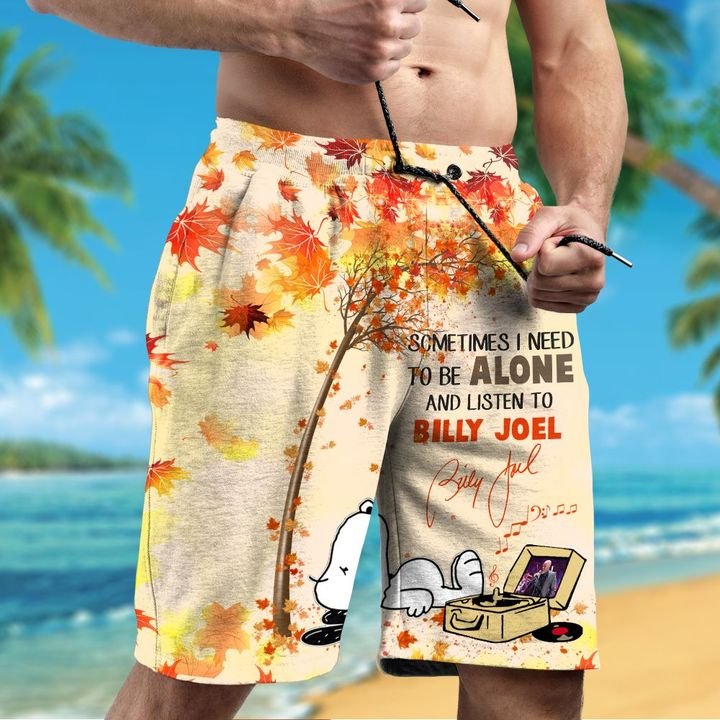 Snoopy Sometimes I Need To Be Alone And Listen To Billy Joel Hawaiian Shirt Snoopy Sometimes I Need To Be Alone And Listen To Billy Joel Hawaiian Shirt