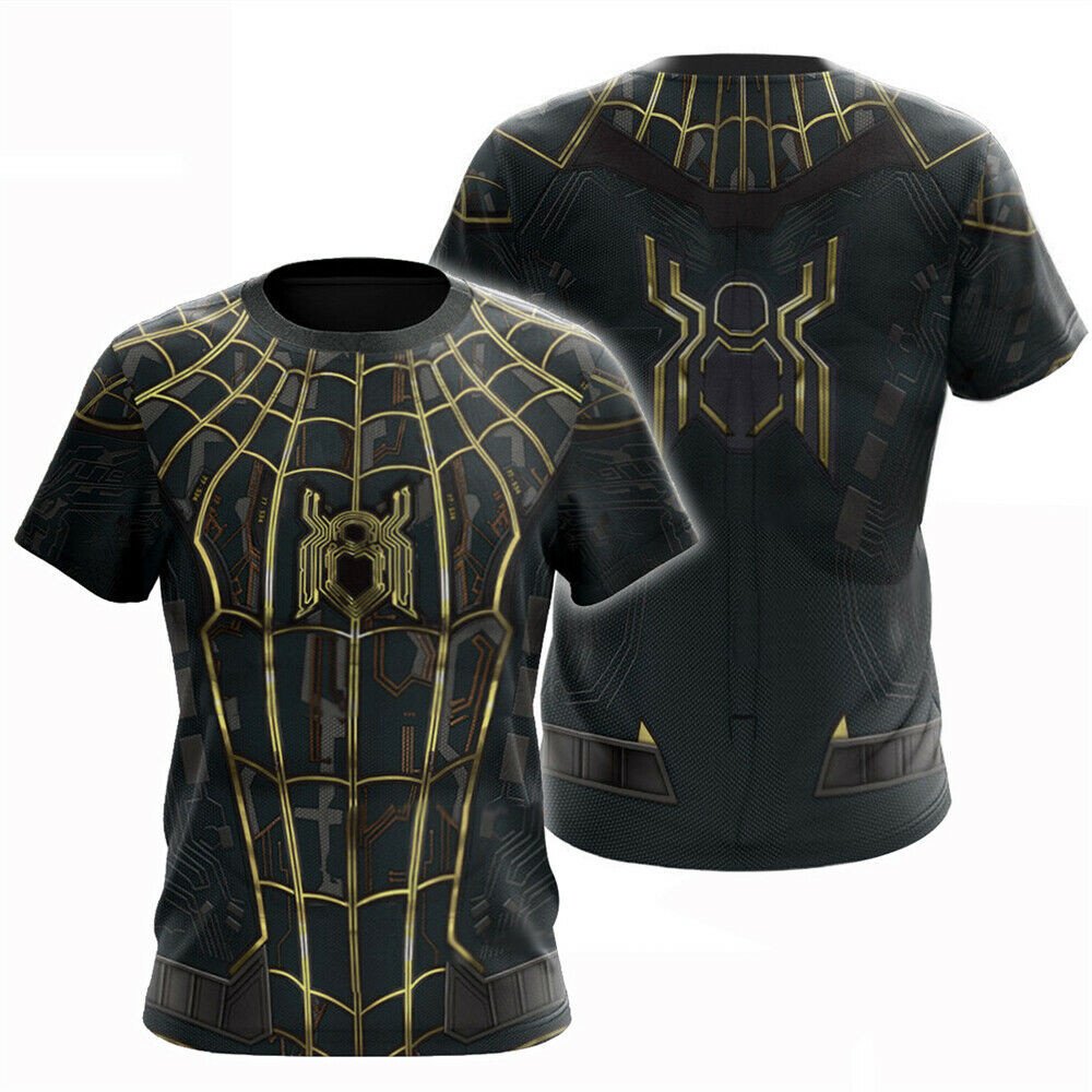 Spider Man Black Hoodie Spider Man Black Hoodie