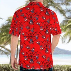 Spider Man Chibi Red Hawaiian Shirt