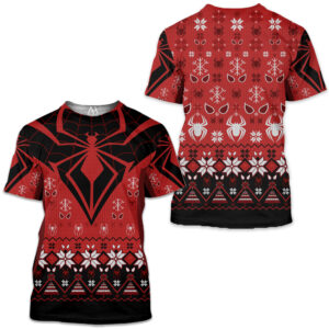 Spider Man Christmas 3D Shirt