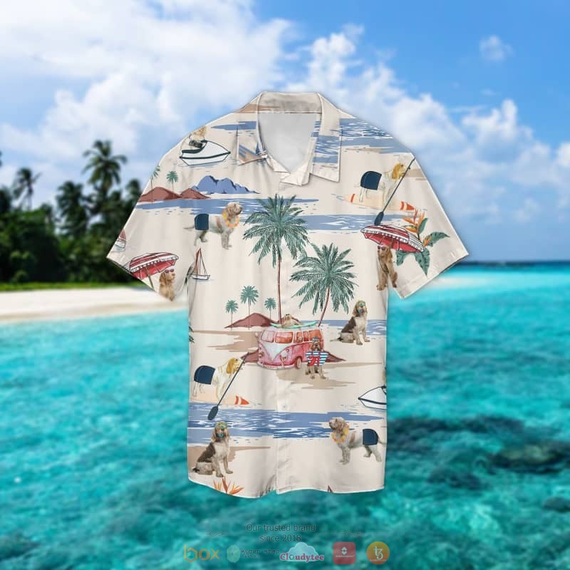 Spinone Italiano Summer Beach Hawaiian Shirt Spinone Italiano Summer Beach Hawaiian Shirt