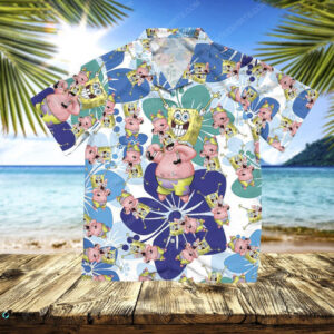 Spongebob Squarepants Cartoon Movie Disney Summer Vacation Hawaiian Shirt