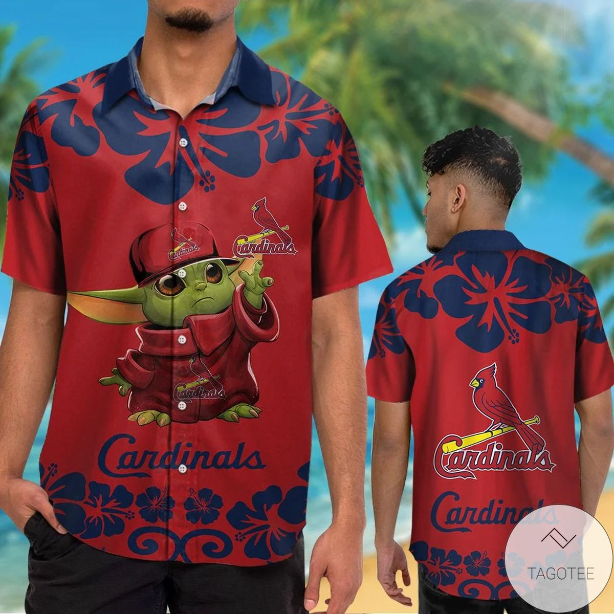 St Louis Cardinals Baby Yoda Hawaiian Shirt St Louis Cardinals Baby Yoda Hawaiian Shirt