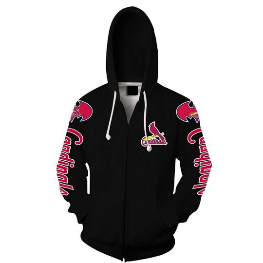 St. Louis Cardinals Bat Man Over Print Full 3D Hoodie St. Louis Cardinals Bat Man Over Print Full 3D Hoodie