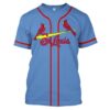 St. Louis Cardinals Custom Personalized 3D Shirt