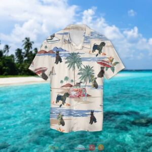 Standard Schnauzer Summer Beach Hawaiian Shirt