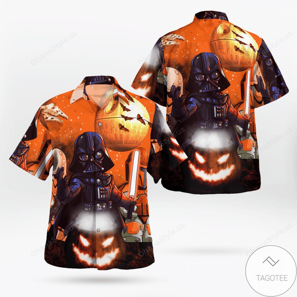 Star-Oween Darth Vader Star Wars Halloween Hawaiian Shirt Star-Oween Darth Vader Star Wars Halloween Hawaiian Shirt