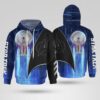 Star Trek 3D Blue Hoodie