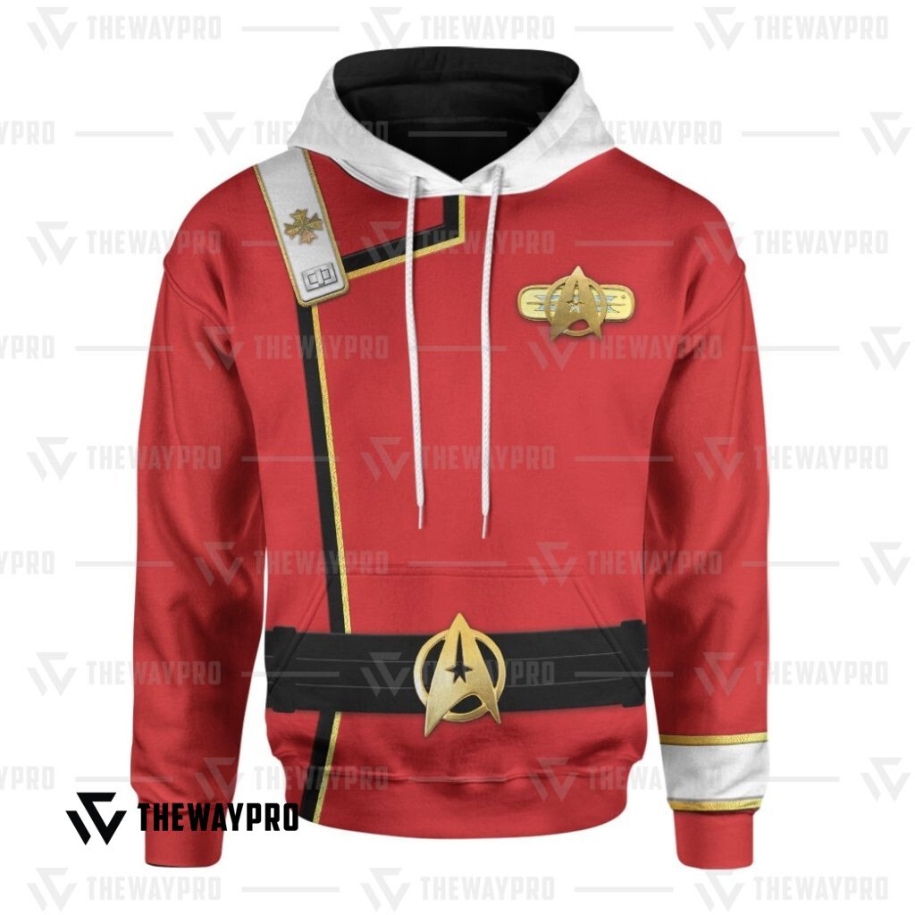 Star Trek Ii-Vi Wrath Of Khan Starfleet Kirk Spock Uniform 3D Hoodie Star Trek Ii-Vi Wrath Of Khan Starfleet Kirk Spock Uniform 3D Hoodie