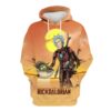 Star War The Mandalorian Baby Yoda 3D Hoodie