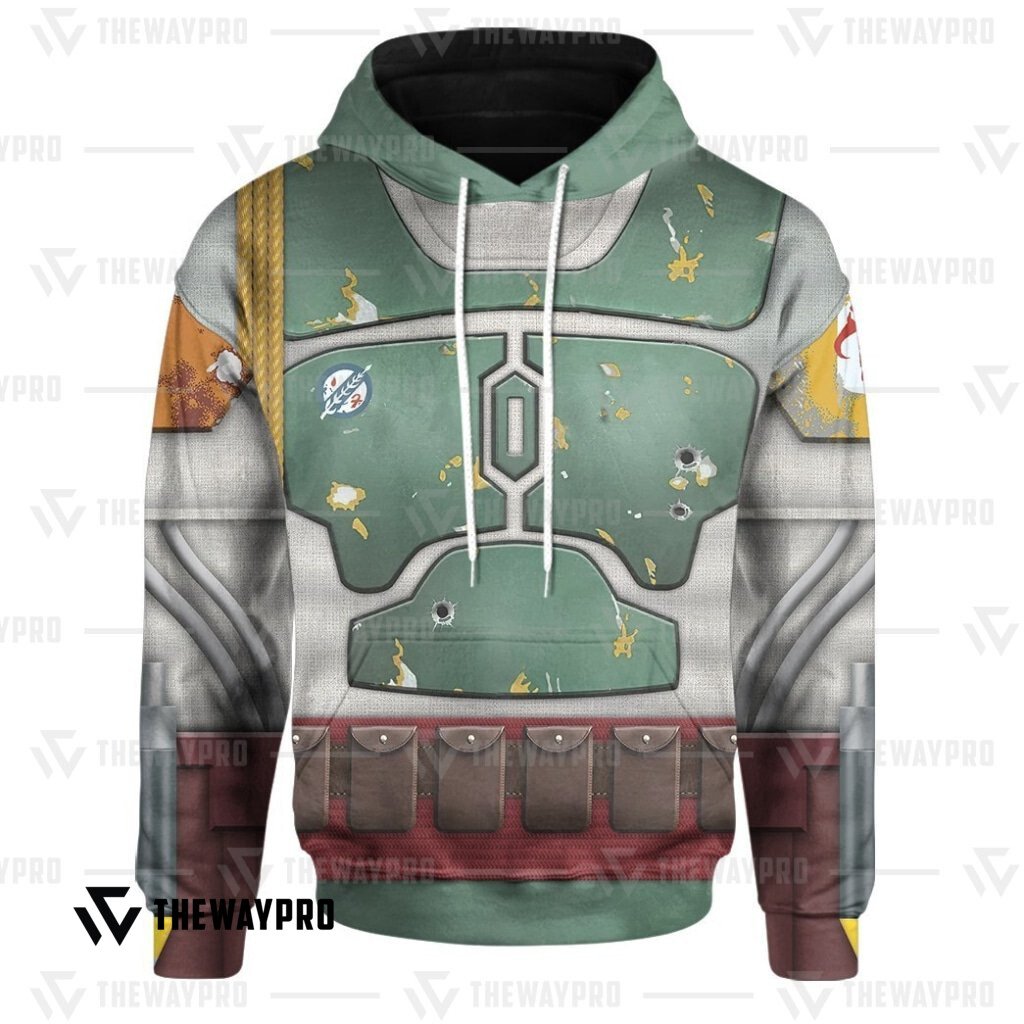 Star Wars Boba Fett Carnival Suit Costume 3D Hoodie Star Wars Boba Fett Carnival Suit Costume 3D Hoodie