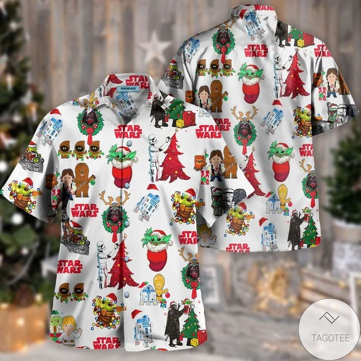 Star Wars Christmas Hawaiian Shirt Star Wars Christmas Hawaiian Shirt