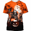 Star Wars Darth Vader Boba Fett Stormtrooper Halloween Night Hoodie And Shirt