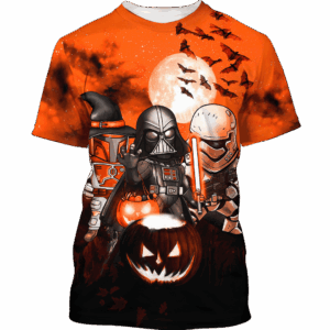 Star Wars Darth Vader Boba Fett Stormtrooper Halloween Night Hoodie And Shirt