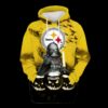 Star Wars Darth Vader Pittsburgh Steelers Pumpkin 3D Hoodie