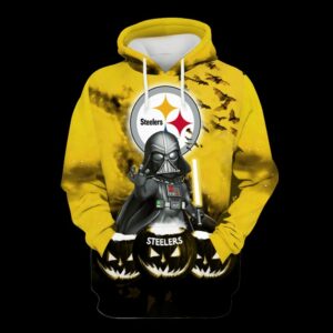Star Wars Darth Vader Pittsburgh Steelers Pumpkin 3D Hoodie